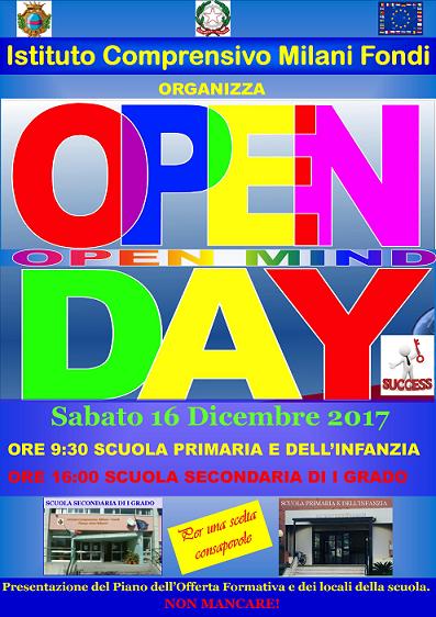 manifesto open day RIDOTTO