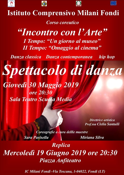 spettacolo di danza 2019 tenda rossa RIDOTTO